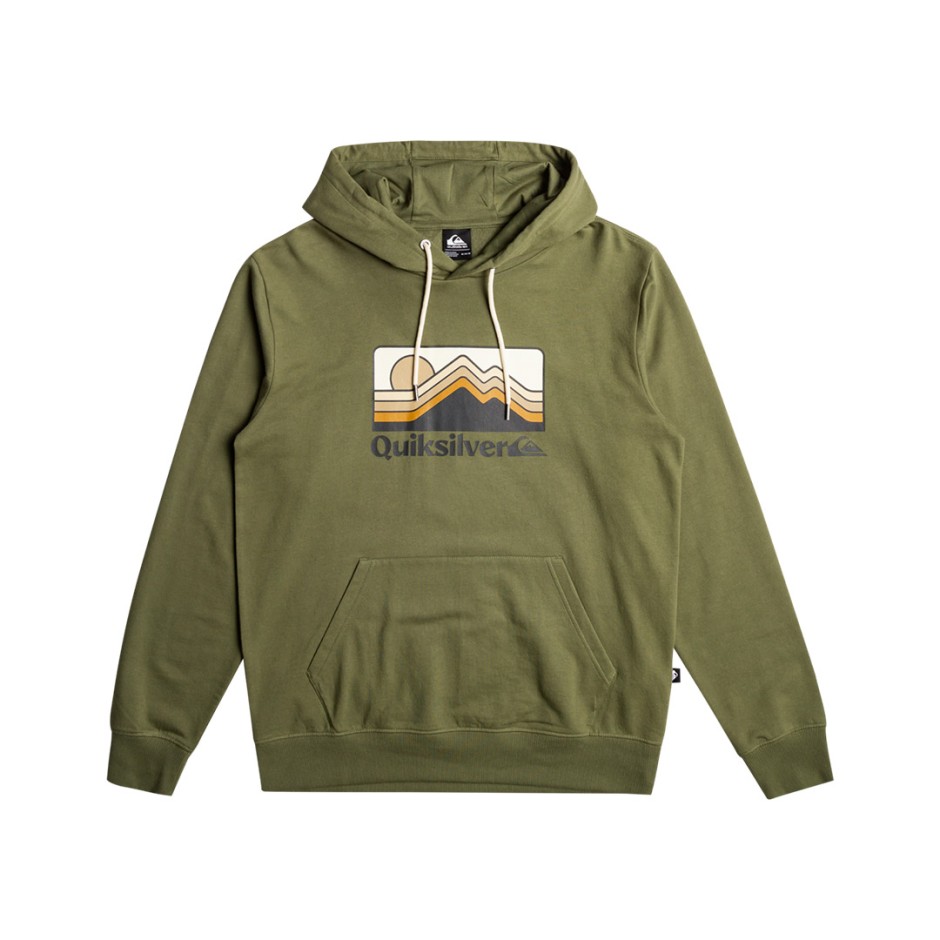 QUIKSILVER QS GRADIENT MOUNTAINS HOODIE EQYSF03153-GPH0 Κhaki