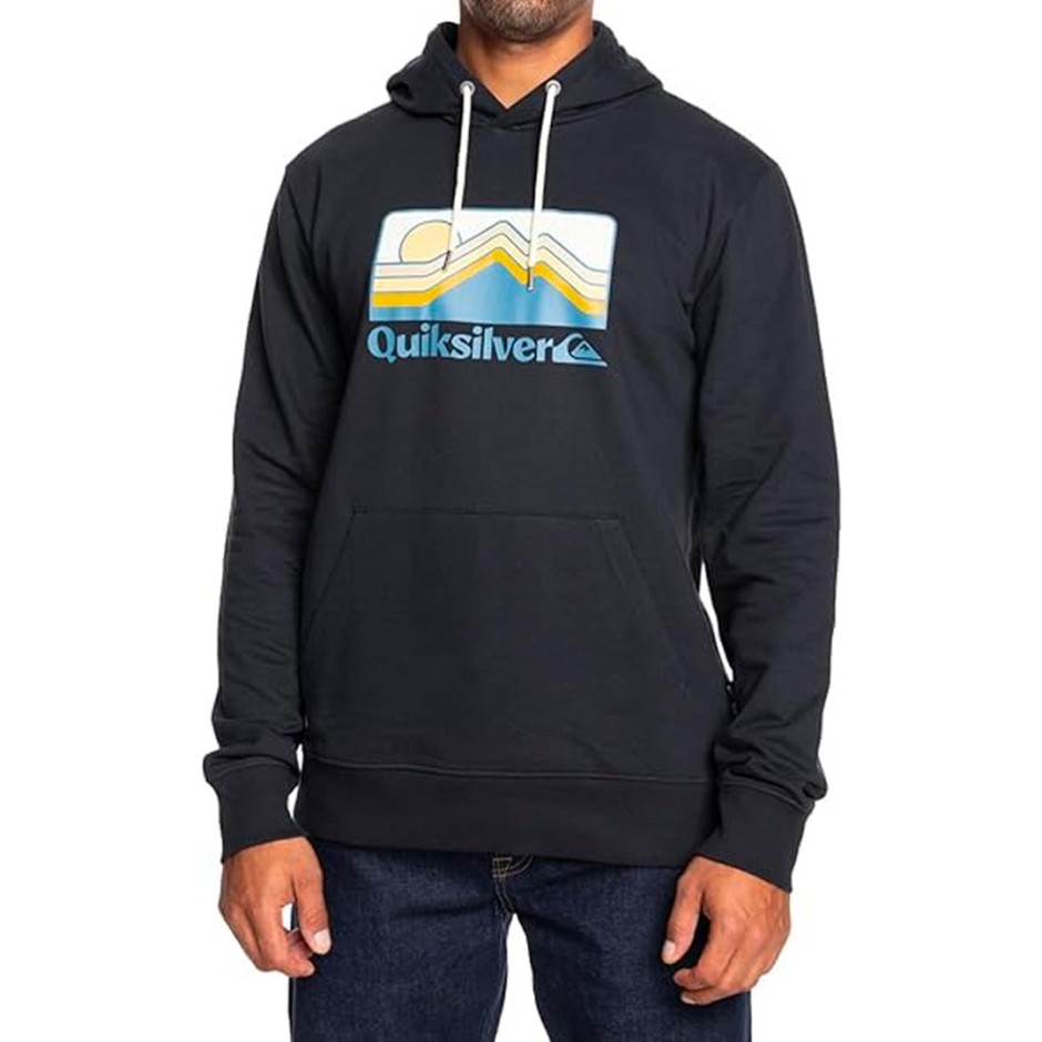 QUIKSILVER QS GRADIENT MOUNTAINS HOODIE EQYSF03153-KVJ0 Black