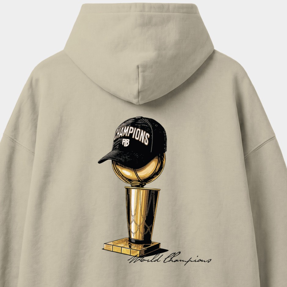 Ανδρικό Φούτερ Μπεζ - Antetokounbros World Champions