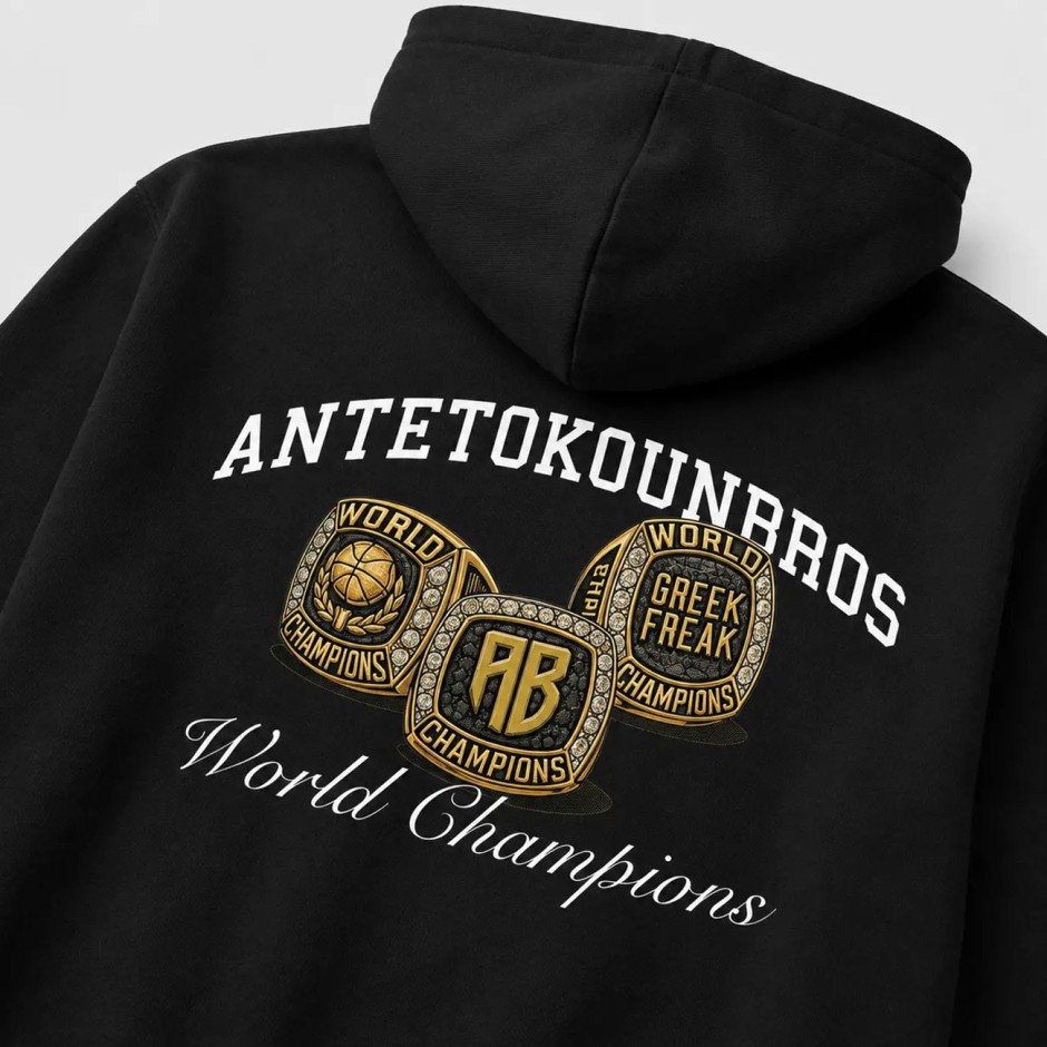 Ανδρικό Φούτερ Μαύρο - Antetokounbros Rings