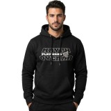 Ανδρικό Φούτερ Μαύρο - Kalamata FC 'Play Hard' Εικόνα 