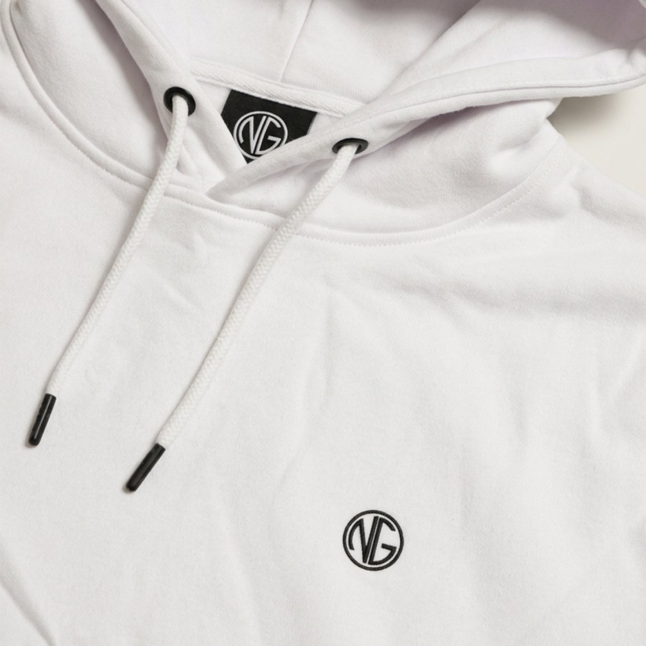 Men's Hoodie White - Nick Galis 'Unstoppable'