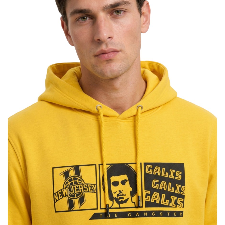Men's Hoodie Yellow - Nick Galis 'New Jersey'