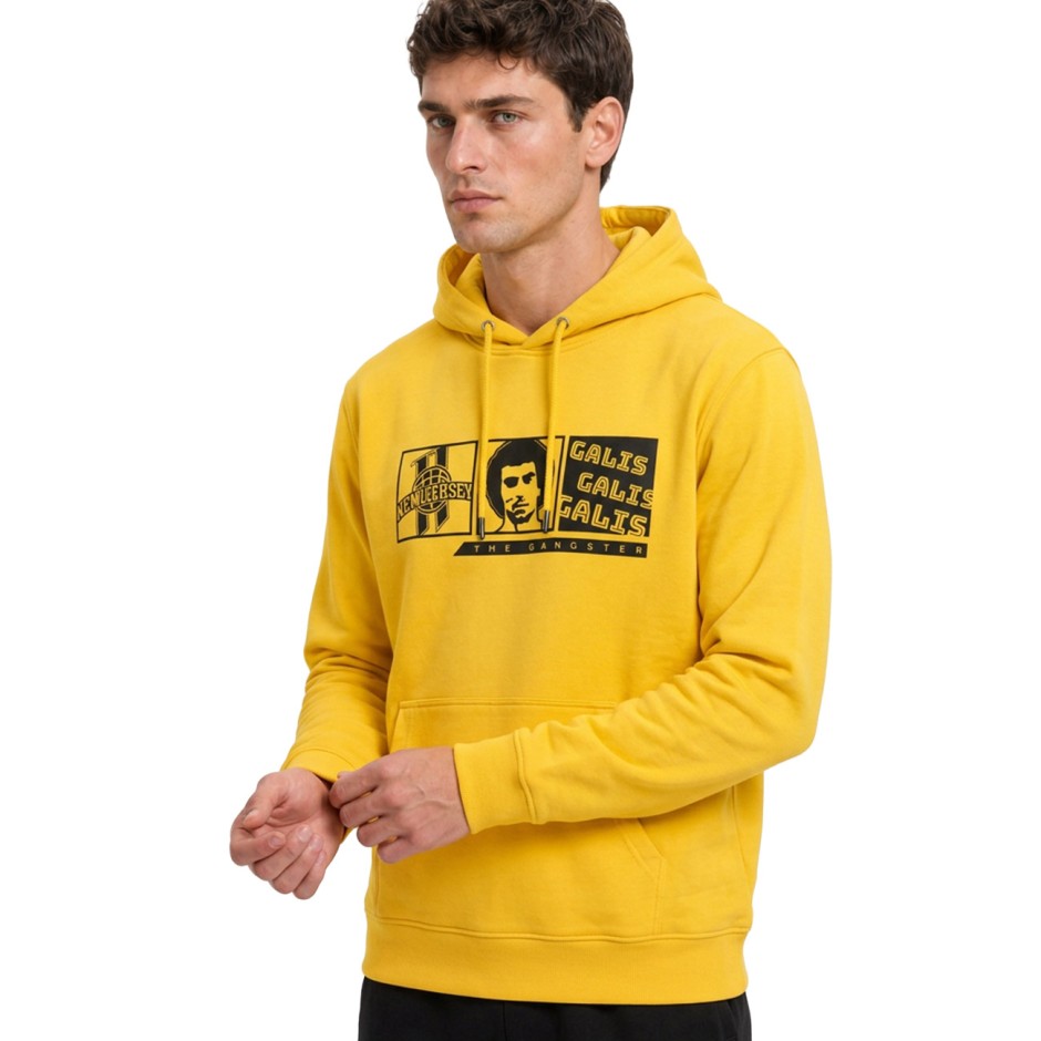 Men's Hoodie Yellow - Nick Galis 'New Jersey'