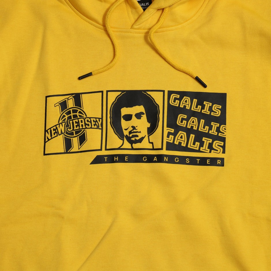 Men's Hoodie Yellow - Nick Galis 'New Jersey'
