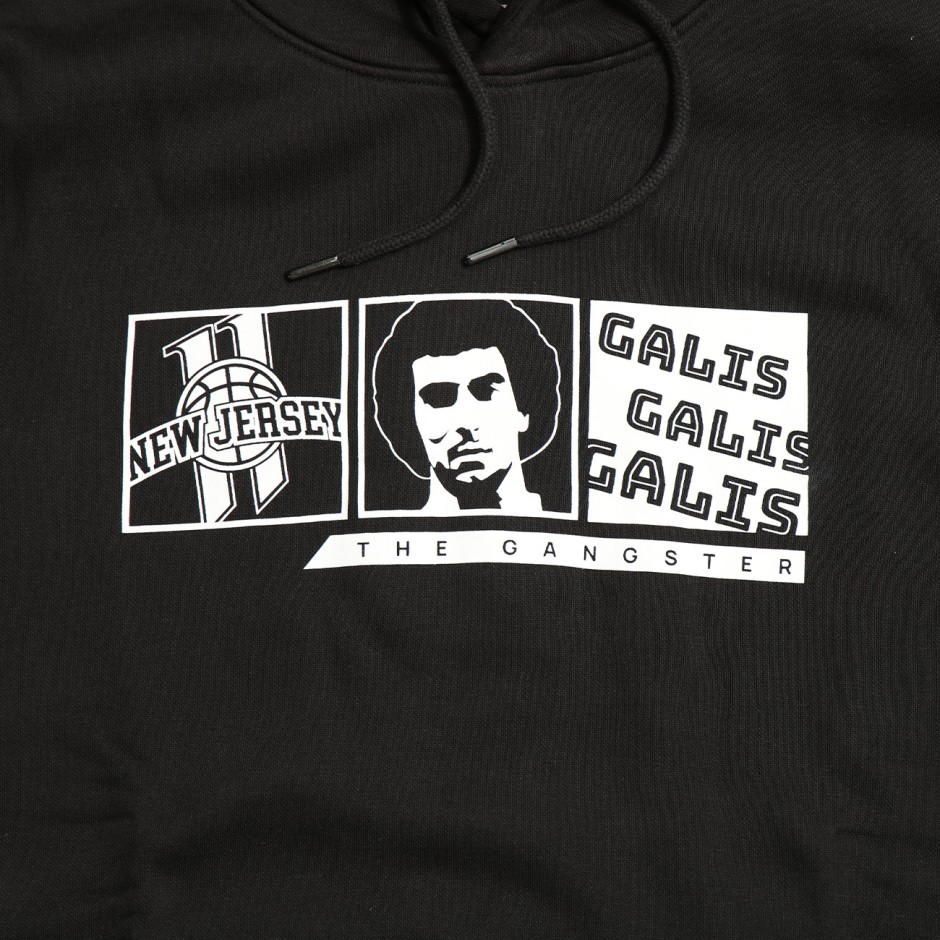 Men's Hoodie Black - Nick Galis 'New Jersey'