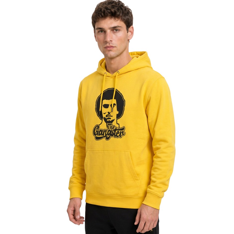 Men's Hoodie Yellow - Nick Galis 'The Gangster'