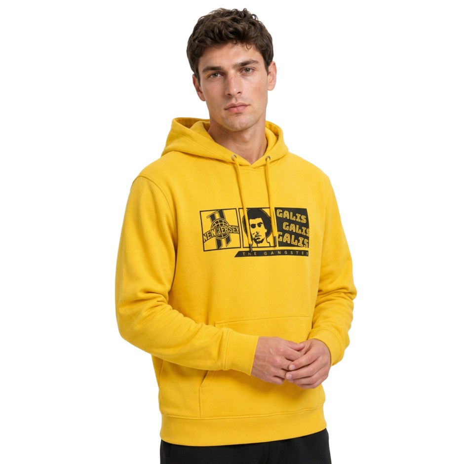 Men's Hoodie Yellow - Nick Galis 'New Jersey'