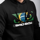 Ανδρικό Φούτερ Μαύρο - Bad Boy Brazilian Flag Εικόνα 6