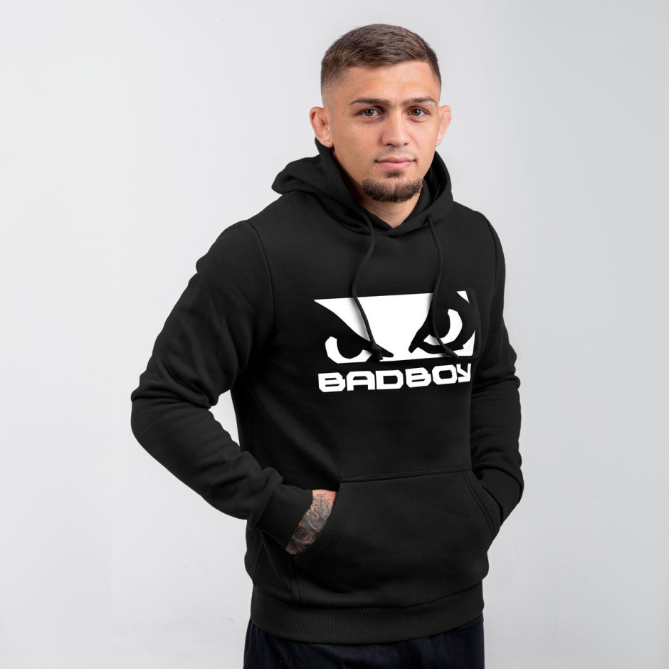 Ανδρικό Φούτερ Μαύρο - Bad Boy Logo Classic