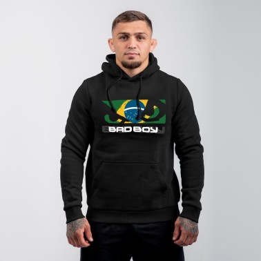 Ανδρικό Φούτερ Μαύρο - Bad Boy Brazilian Flag