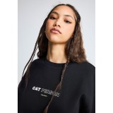Unisex Sweatshirt Black - GRWN Cat Person Image 3