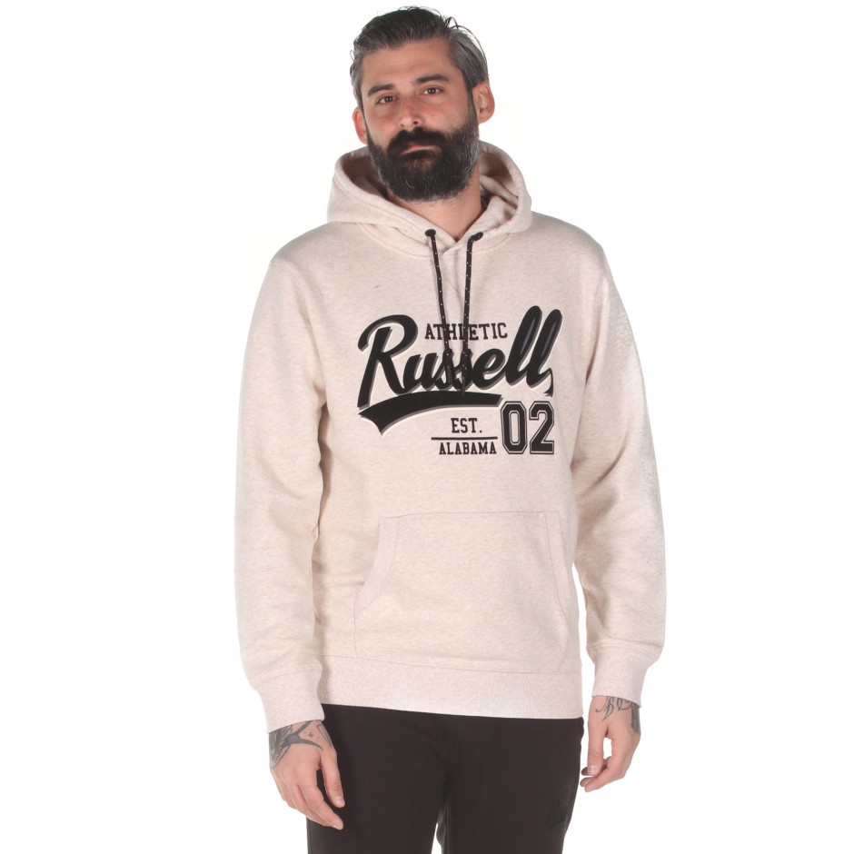 Russell Athletic COLLEGIATE - PULL OVER HOODY A0-032-2-024 Εκρού