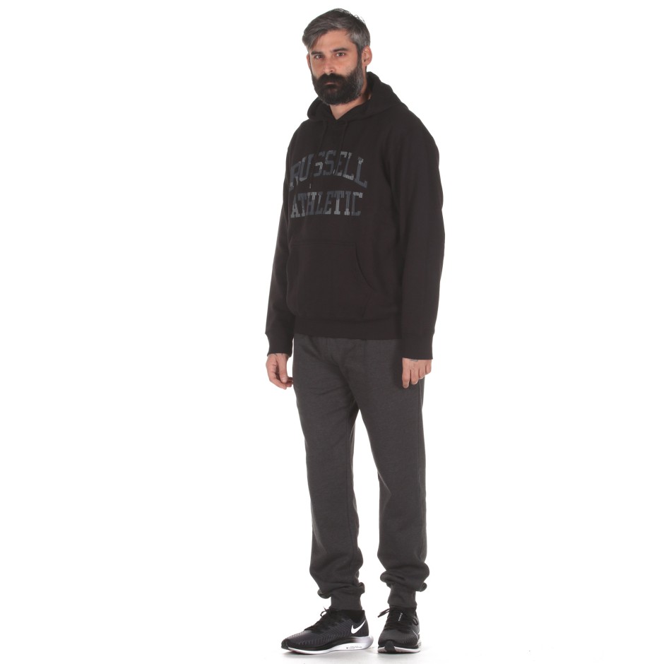 Russell Athletic CAMO PRINTED PULLOVER HOODY A0-088-2-099 Μαύρο