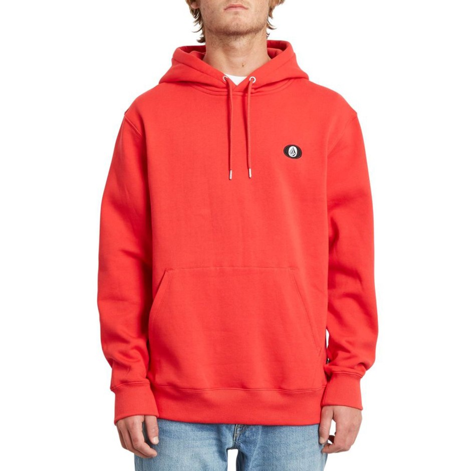 VOLCOM SINGLE STONE PULLOVER A4132010-FRY Κόκκινο