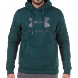 UNDER ARMOUR RIVAL FITTED GRAPHIC HOODIE 1302294-919 Πράσινο Εικόνα 