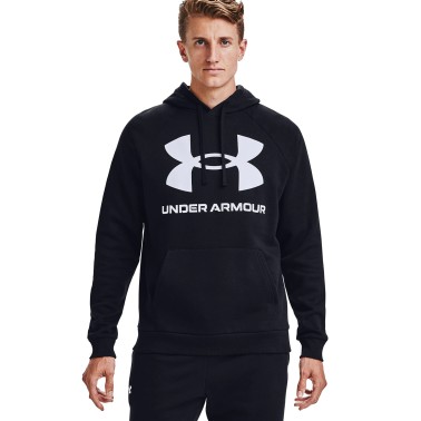 UNDER ARMOUR RIVAL FLEECE BIG LOGO HD 1357093-001 Black