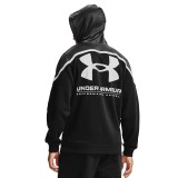 UNDER ARMOUR RIVAL FLEECE AMP HD 1357090-001 Μαύρο