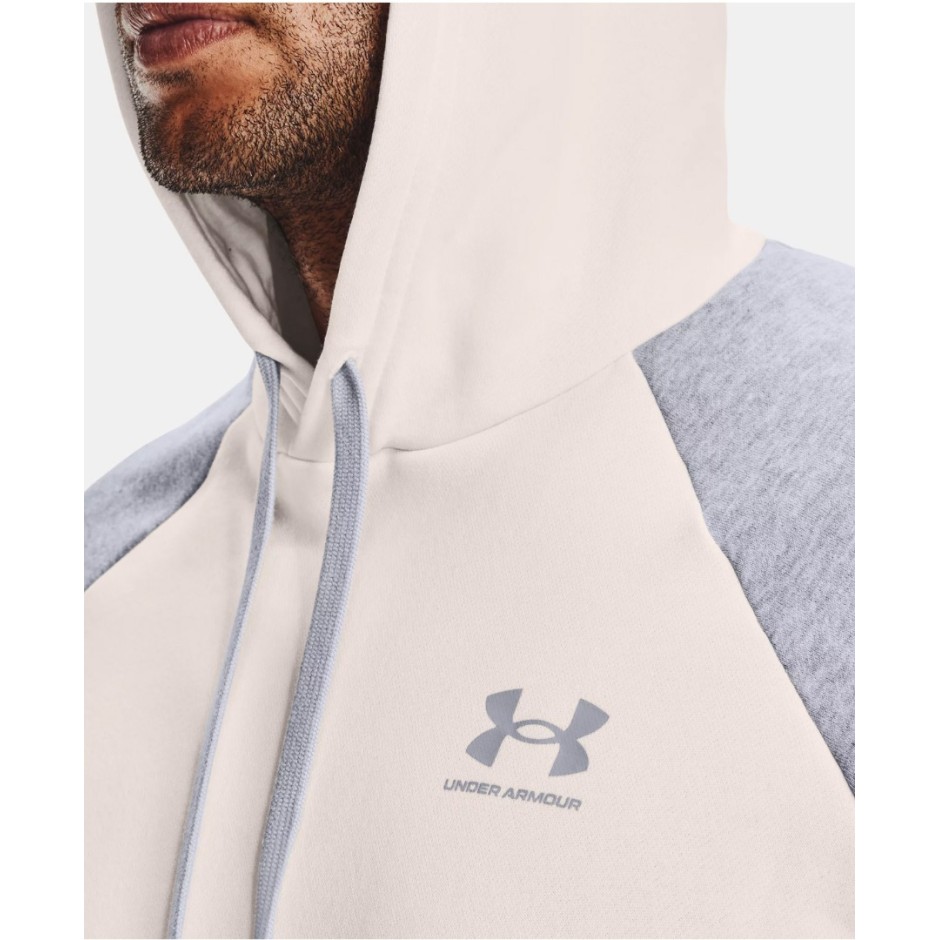 UNDER ARMOUR RIVAL FLC COLORBLOCK HD 1366357-112 Γκρί