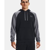 UNDER ARMOUR RIVAL FLC COLORBLOCK HD 1366357-001 Μαύρο Εικόνα 