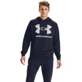 UNDER ARMOUR RIVAL FLEECE BIG LOGO HD 1357093-410 Blue Image 