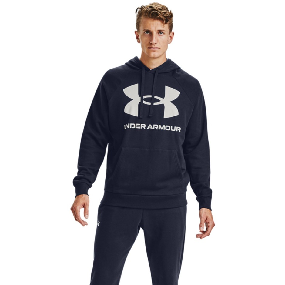 UNDER ARMOUR RIVAL FLEECE BIG LOGO HD 1357093-410 Blue