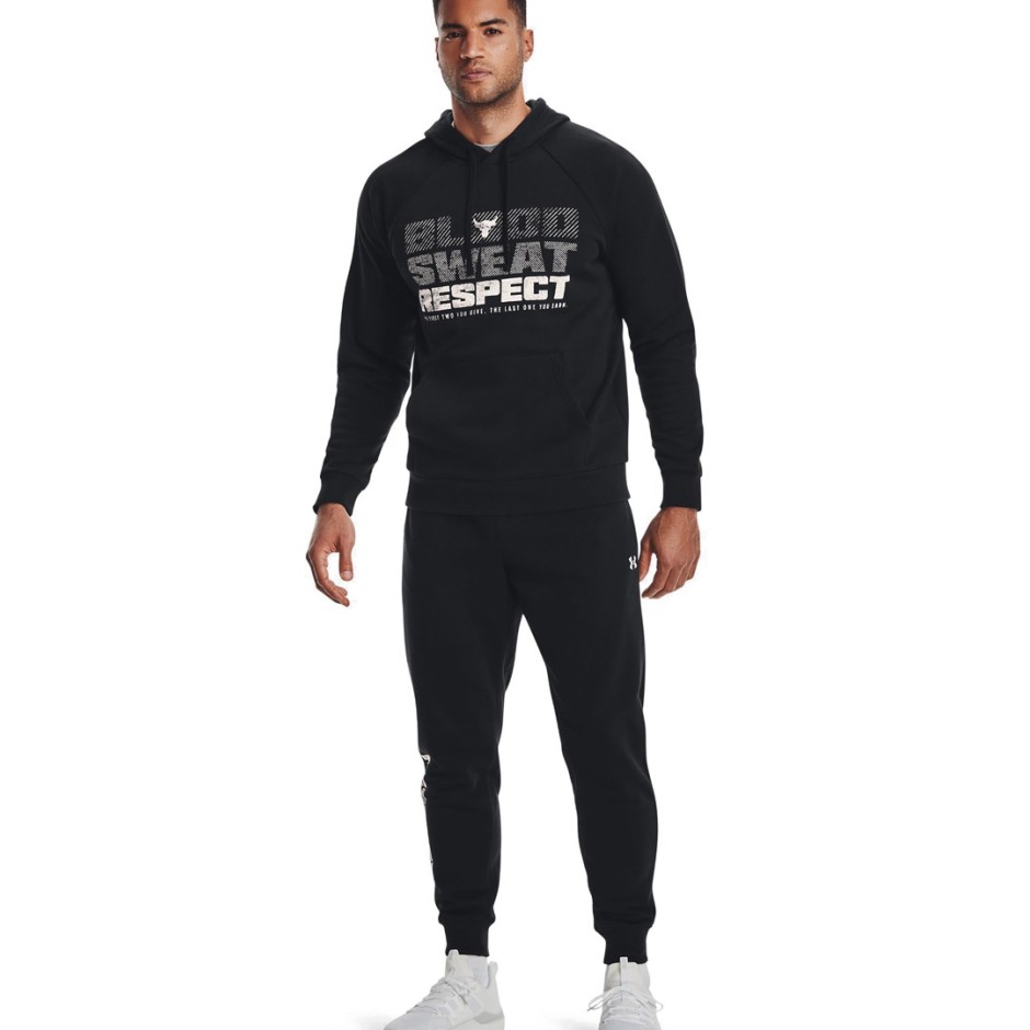UNDER ARMOUR UA PROJECT ROCK RIVAL FLEECE HD 1367109-001 Black