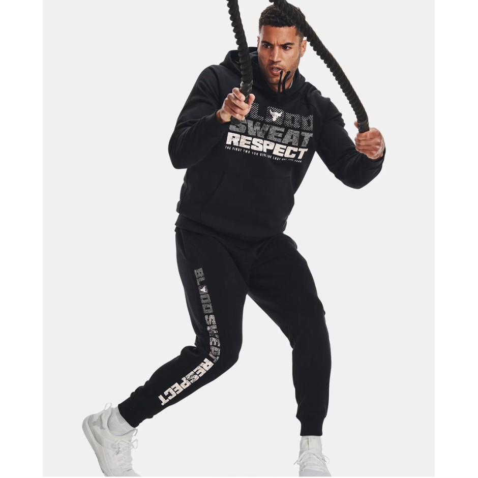 UNDER ARMOUR UA PROJECT ROCK RIVAL FLEECE HD 1367109-001 Black
