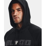 UNDER ARMOUR UA PROJECT ROCK RIVAL FLEECE HD 1367109-001 Black Image 3