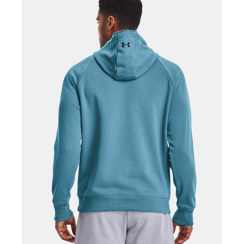 UNDER ARMOUR PROJECT ROCK HEAVYWEIGHT TERRY HOODIE 1370453-416 Petrol