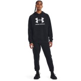 UNDER ARMOUR RIVAL FLEECE LOGO HD 1379758-001 Black Image 4