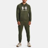 UNDER ARMOUR RIVAL FLEECE LOGO HD 1379758-390 Κhaki Image 2