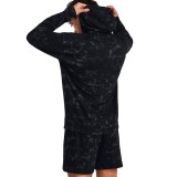 UNDER ARMOUR PJT RCK AOP RVL TERRY HD 1383289-001 Black Image 0