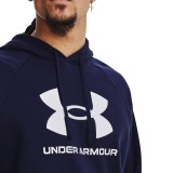 UNDER ARMOUR RIVAL FLEECE LOGO HD 1379758-410 Blue Image 1