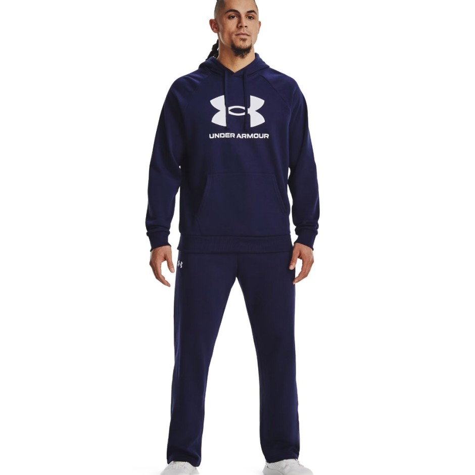 Ανδρικό Φούτερ Με Κουκούλα Μπλε - Under Armour Rival Fleece Logo
