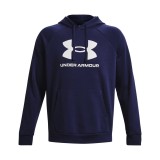 UNDER ARMOUR RIVAL FLEECE LOGO HD 1379758-410 Blue Image 3