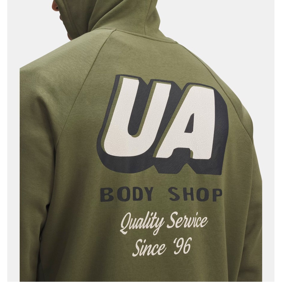 Ανδρικό Φούτερ Πράσινο - Under Armour Rival Fleece HBR Logo