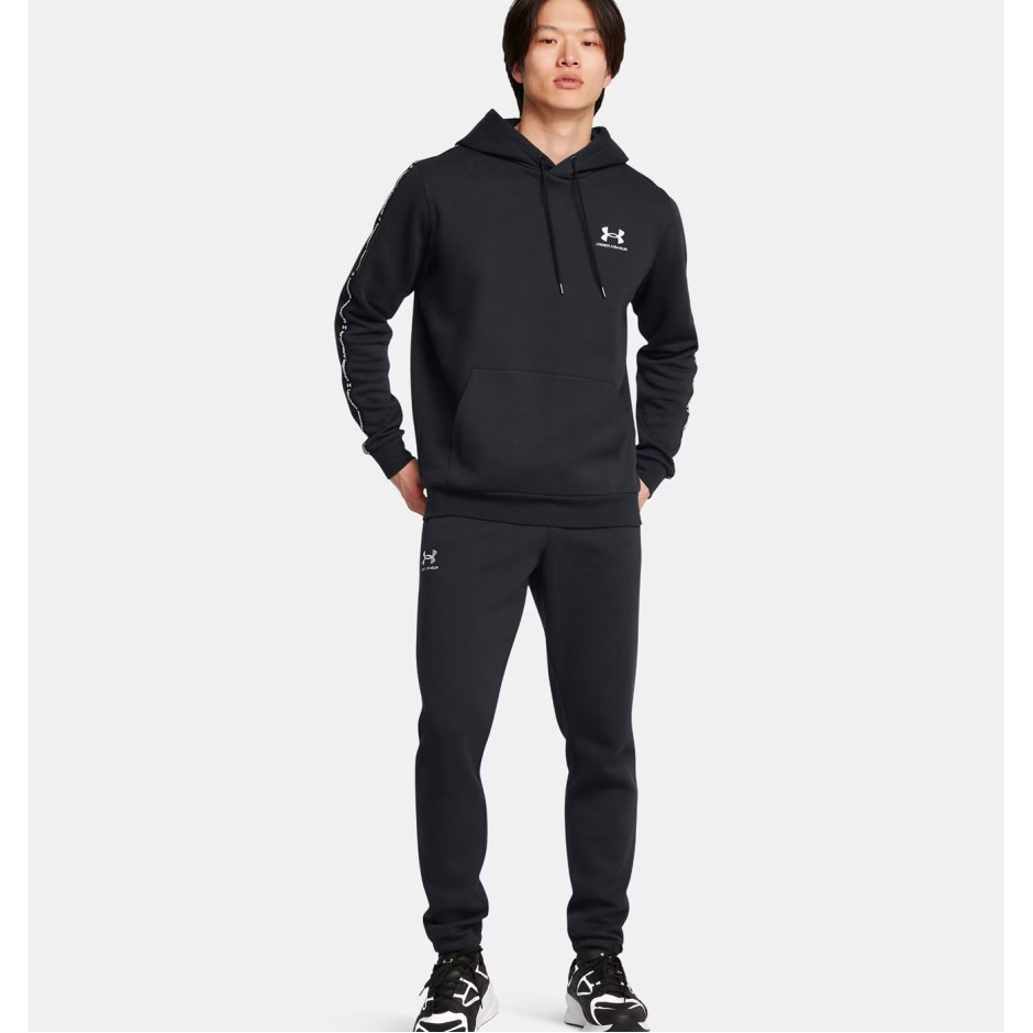 Ανδρικό Φούτερ Μαύρο - Under Armour Icon Fleece Taping