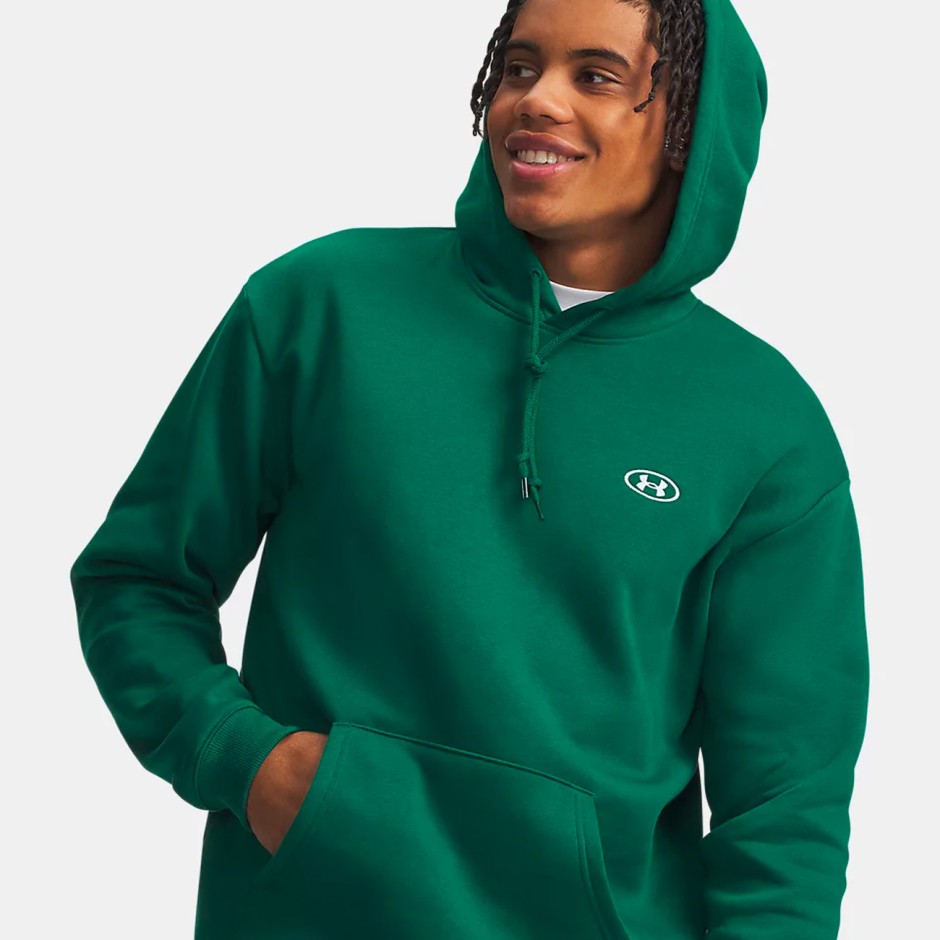 UNDER ARMOUR RIVAL FLC HOODIE 6013448-312 Pine