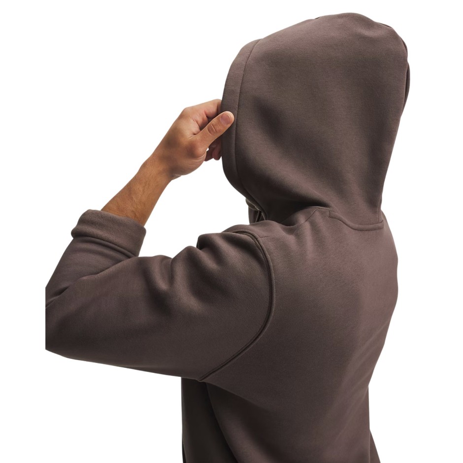 UNDER ARMOUR ICON FLEECE HOODIE 1373880-201 Brown