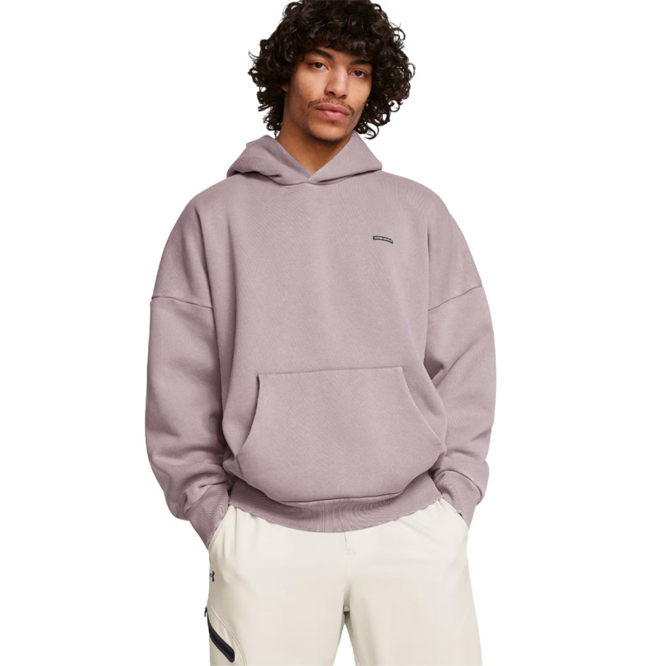 UNDER ARMOUR ICON HWT FLC WASH OS HOOD 1386552-015 Grey