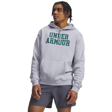 Men's Hoodie Grey - Under Armour Rival Fleece Camo
