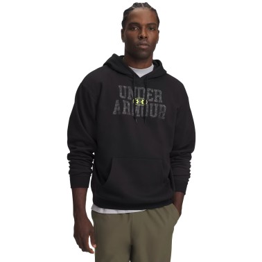 Men's Hoodie Black - Under Armour Rival Fleece Camo