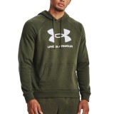 UNDER ARMOUR RIVAL FLEECE LOGO HD 1379758-390 Κhaki Image 