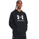UNDER ARMOUR RIVAL FLEECE LOGO HD 1379758-001 Black Image 