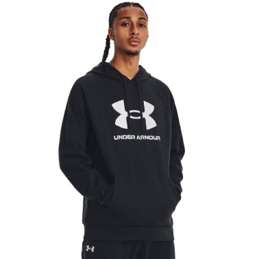 Ανδρικό Φούτερ Με Κουκούλα Μαύρο - Under Armour Rival Fleece Logo 