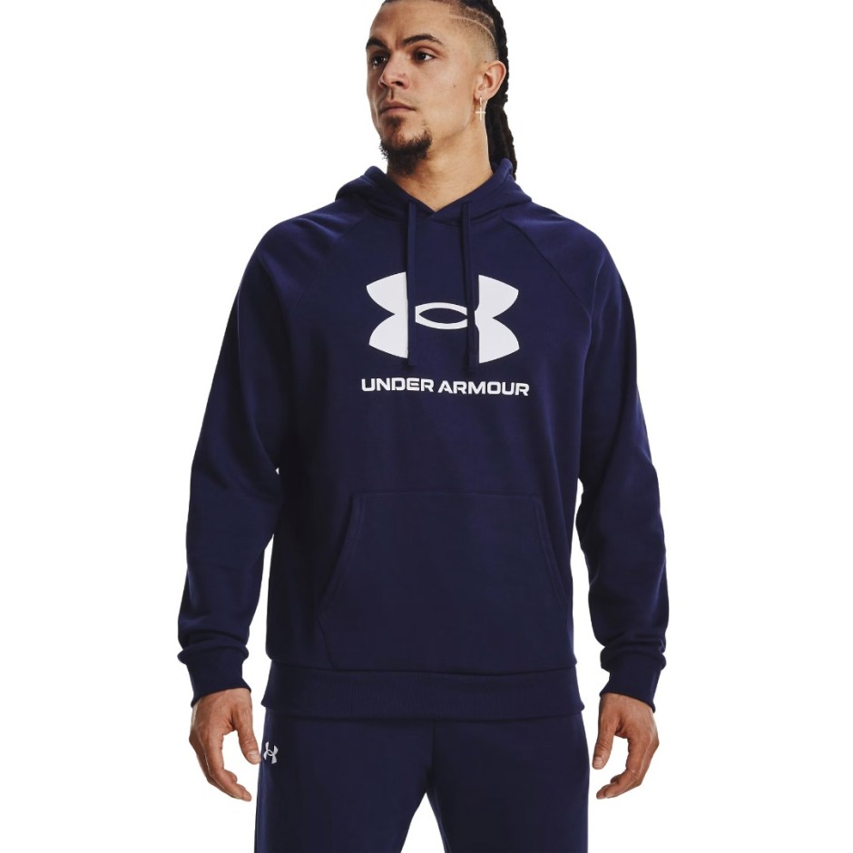 UNDER ARMOUR RIVAL FLEECE LOGO HD 1379758-410 Blue