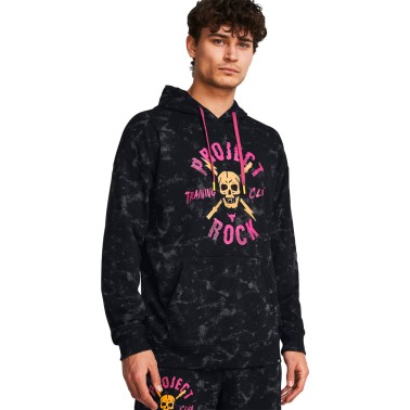 UNDER ARMOUR PJT RCK AOP RVL TERRY HD 1383289-001 Black