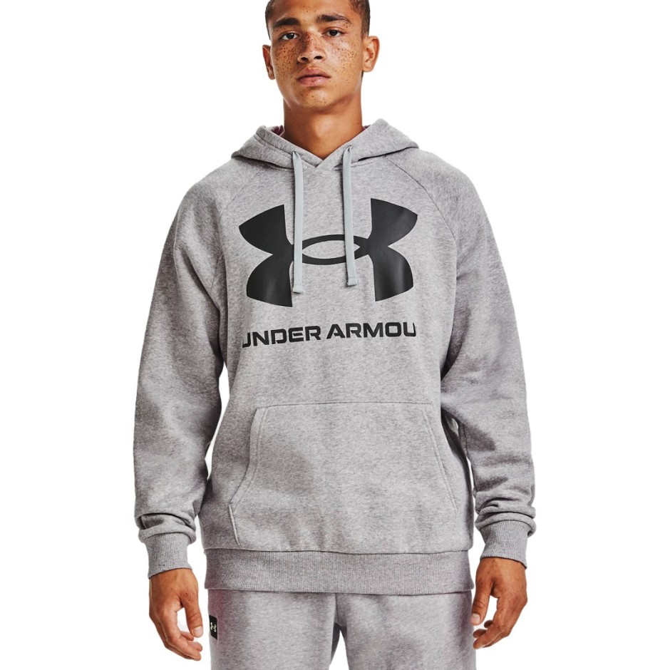 UNDER ARMOUR RIVAL FLEECE BIG LOGO HD 1357093-011 Γκρί