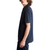 TIMBERLAND PIQUE SHORT SLEEVE POLO TB0A26N4433-433 Blue Image 1
